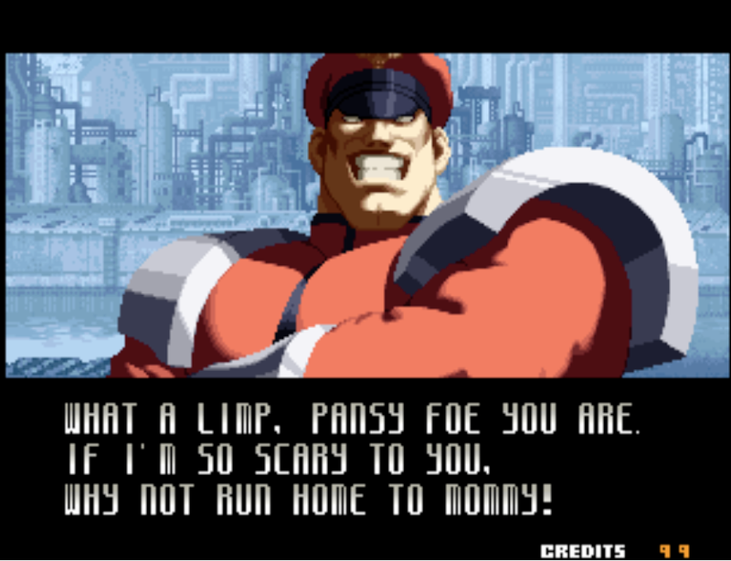 Illustration for article titled The Best Part of Fighting Games? The Stupid Quotes.